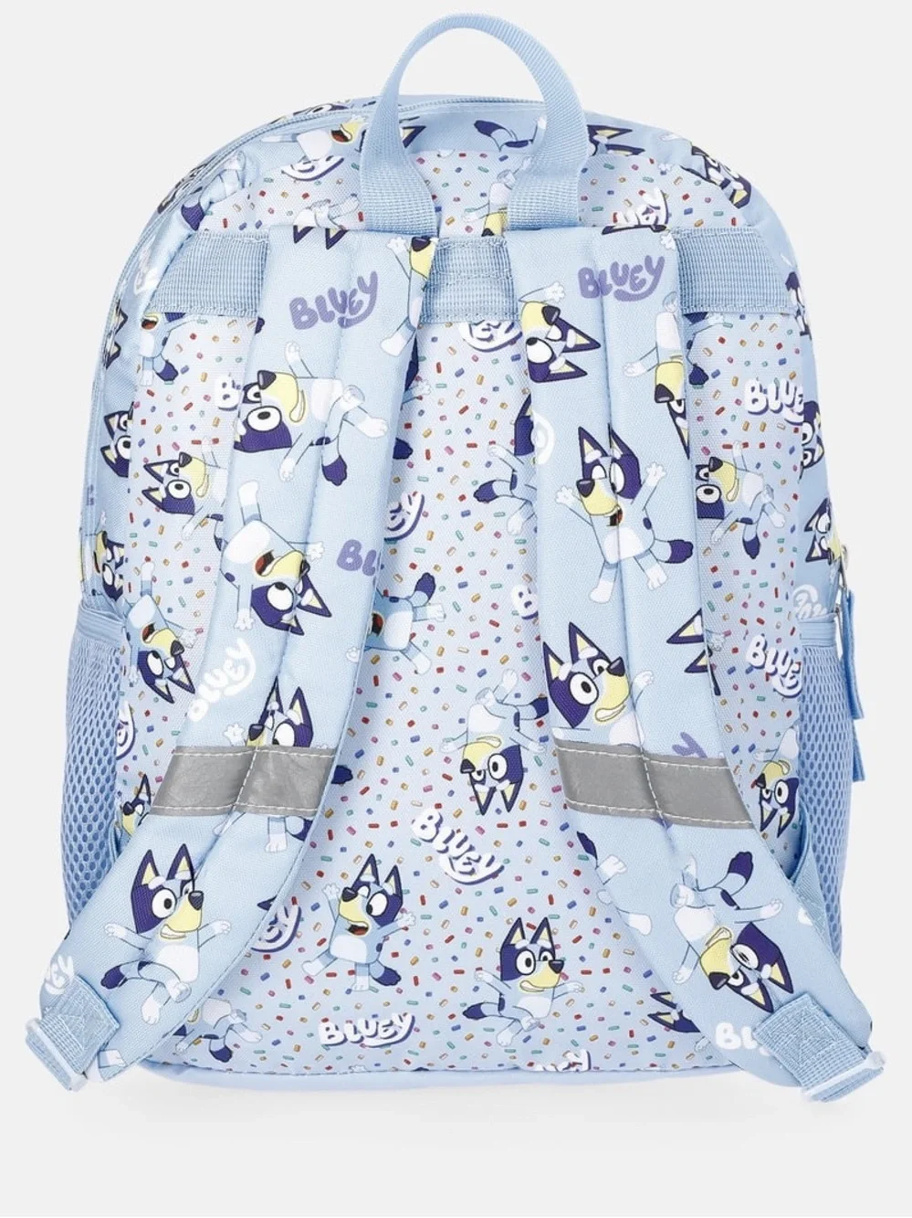 Bluey Kids Backpack with Character Front Pocket - Light Blue W
